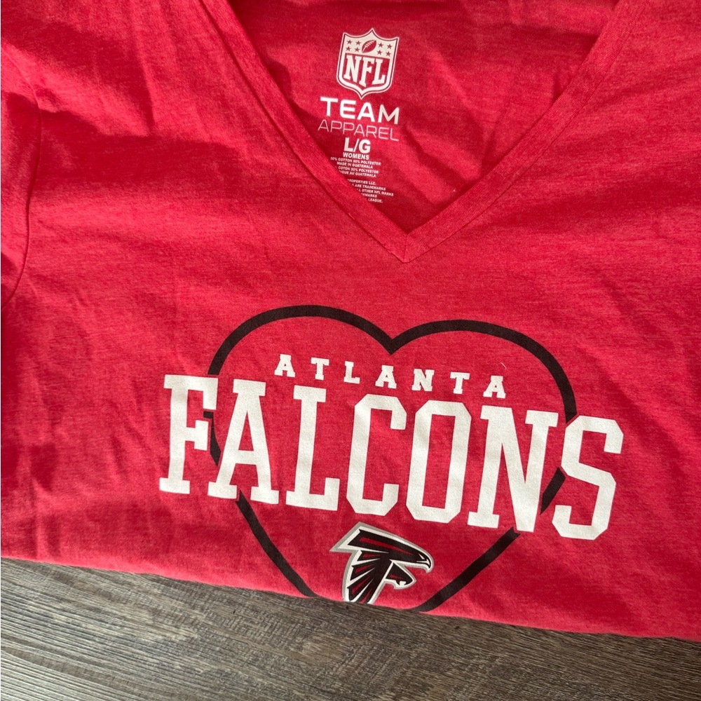 NFL Atlanta Falcons Kids Red Tee